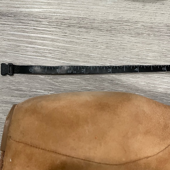 Michael Kors camel suede wedge slouchy knee boots - Picture 11 of 14